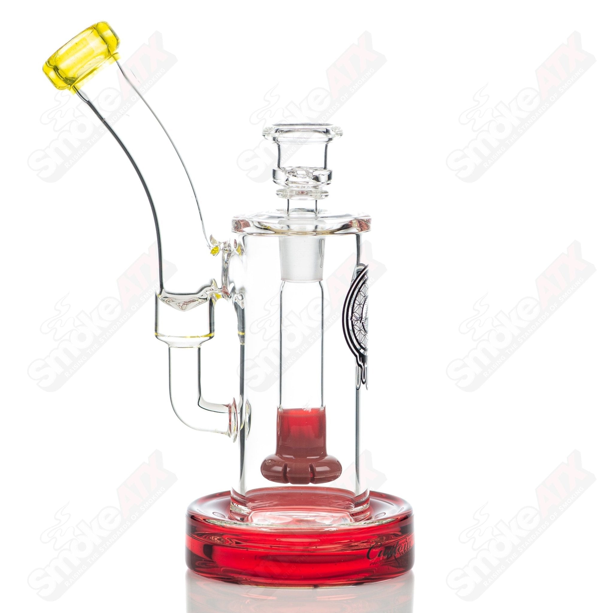 Color 50mm glass showerhead bubbler by C2 Custom Creations with vibrant color and sleek design, perfect for modern bathrooms.