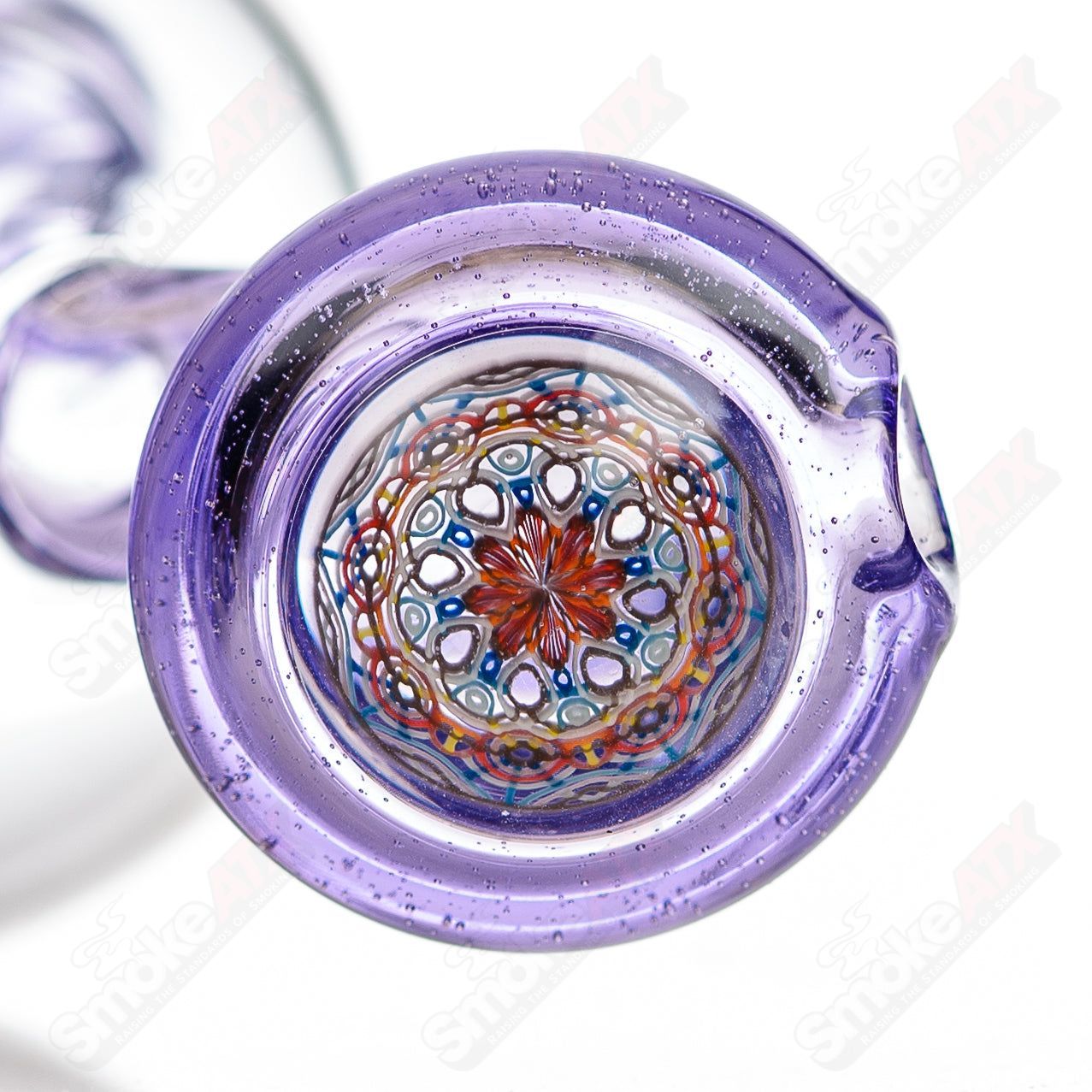 Colored Bubble Dumper Reed Glass concentrate rig with vibrant glass bubbles and intricate design, handcrafted by Reed Glass.