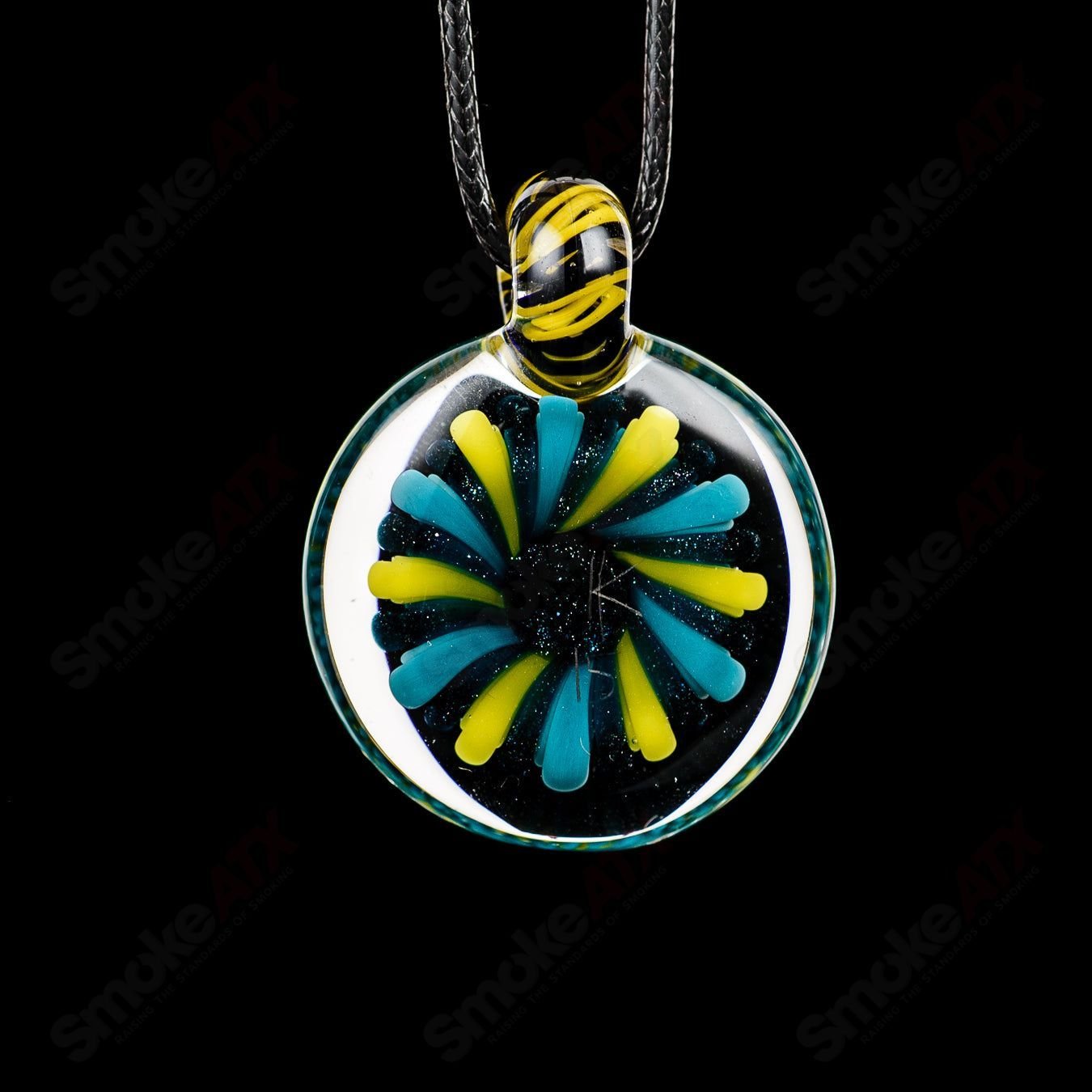 Glass Doticello Pendant Kit by Kit Kanz featuring colorful glass pendants and intricate design details.
