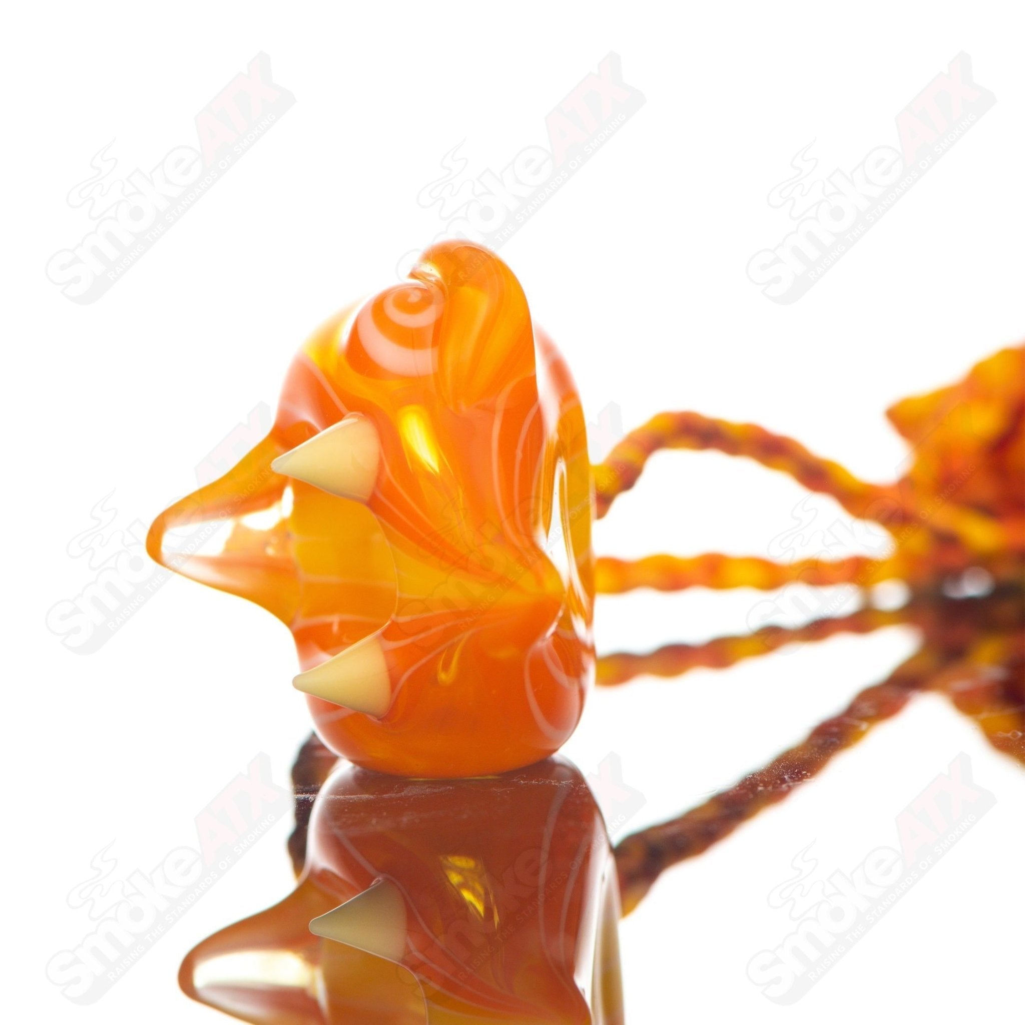 Encalmo Snake Rig Set by Niko Cray, glass heady concentrate rig with colorful snake design, intricate glasswork and detailed craftsmanship.
