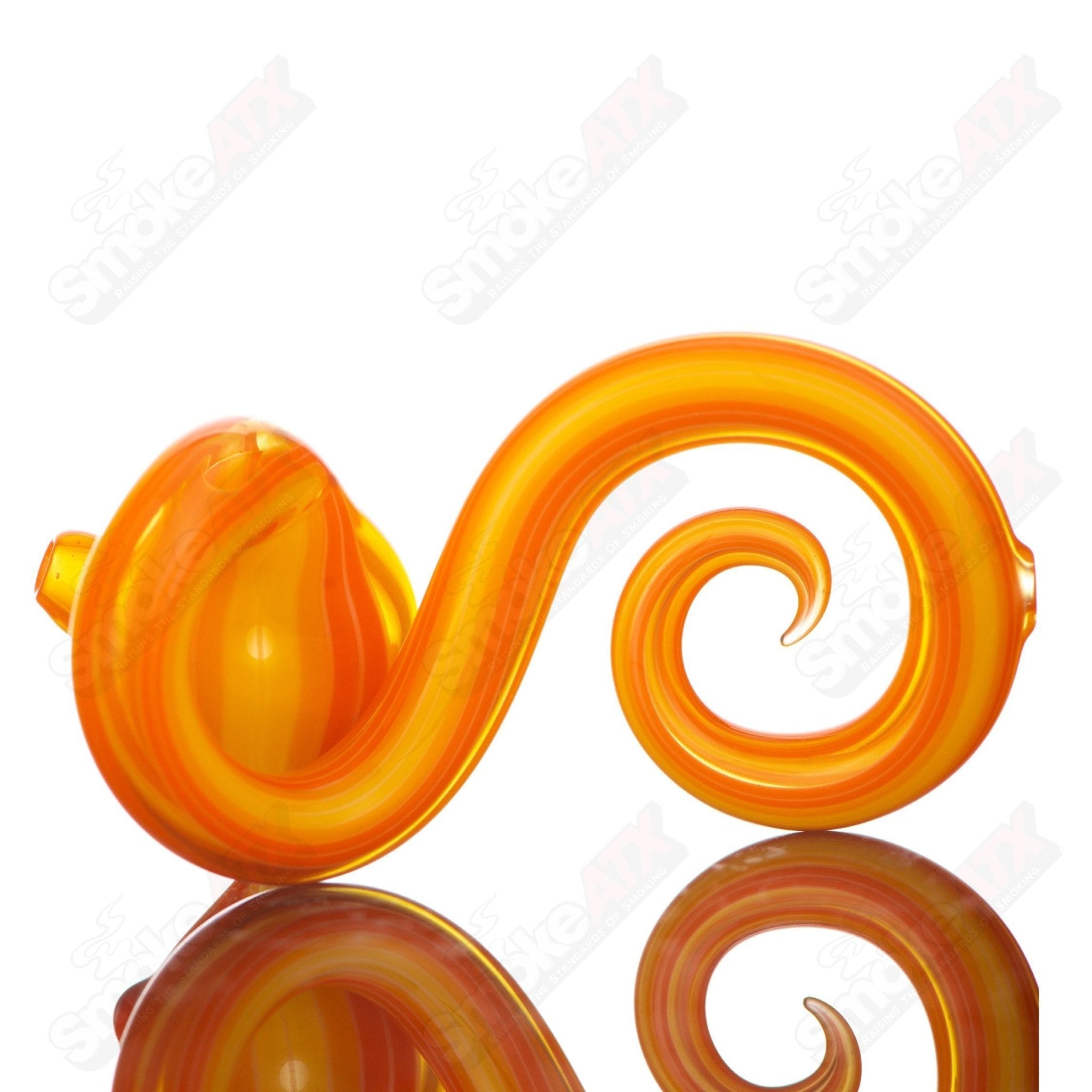 Encalmo Snake Rig Set by Niko Cray, a colorful heady glass concentrate rig featuring intricate snake designs and vibrant glasswork.