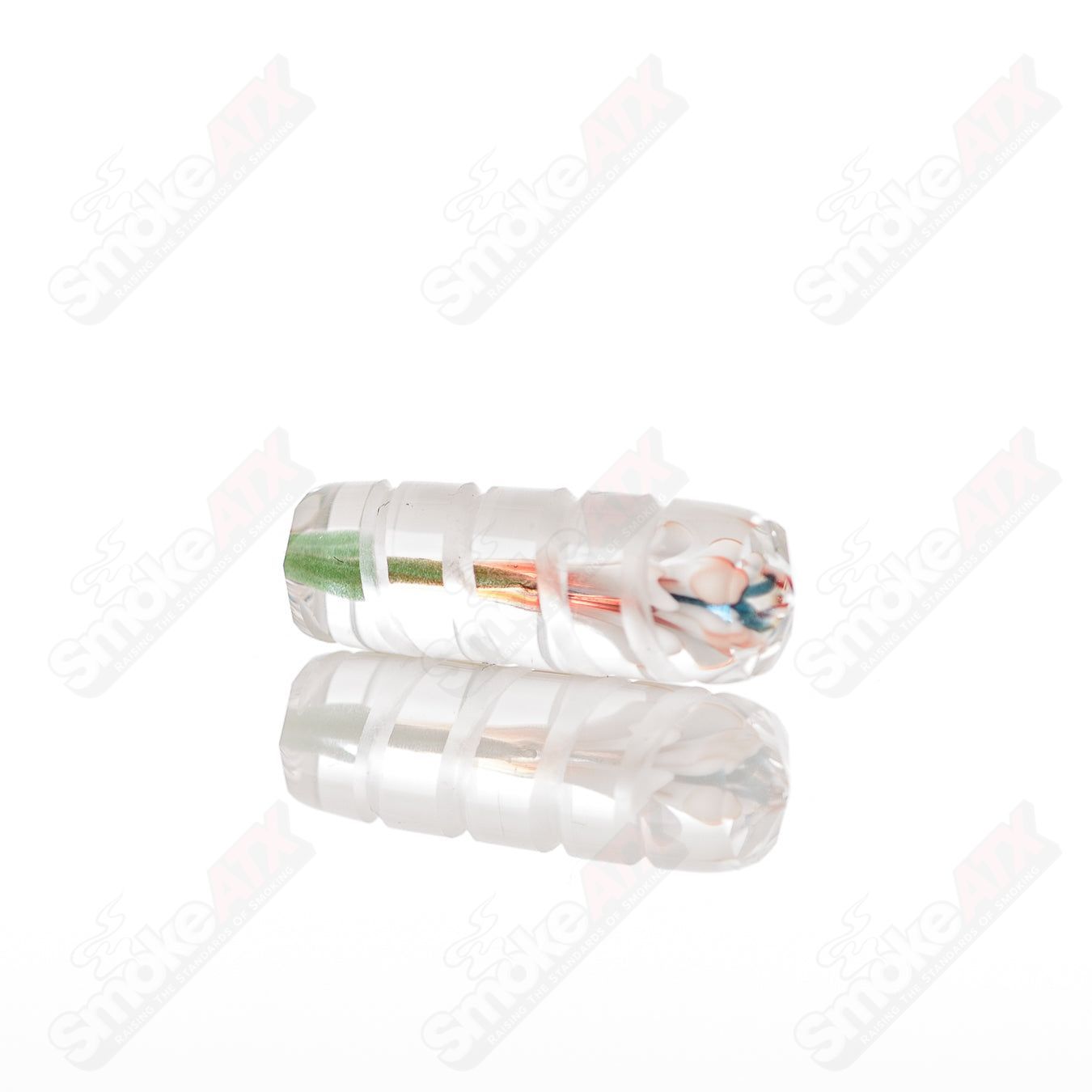Faceted Flower Implosion Slurper Set by Fatal Facets, heady glass collection featuring intricate faceted flower design and slurper accents.