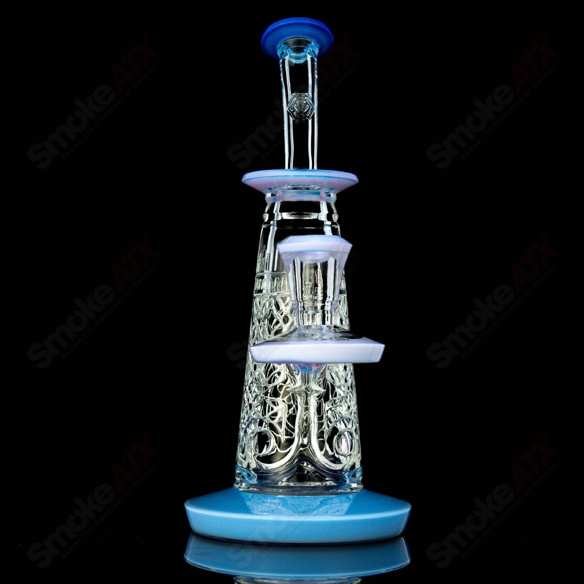 Flask 2.0 (North Star) Opal Skyline and Lucid Avant - Garde Glass - Smoke ATX