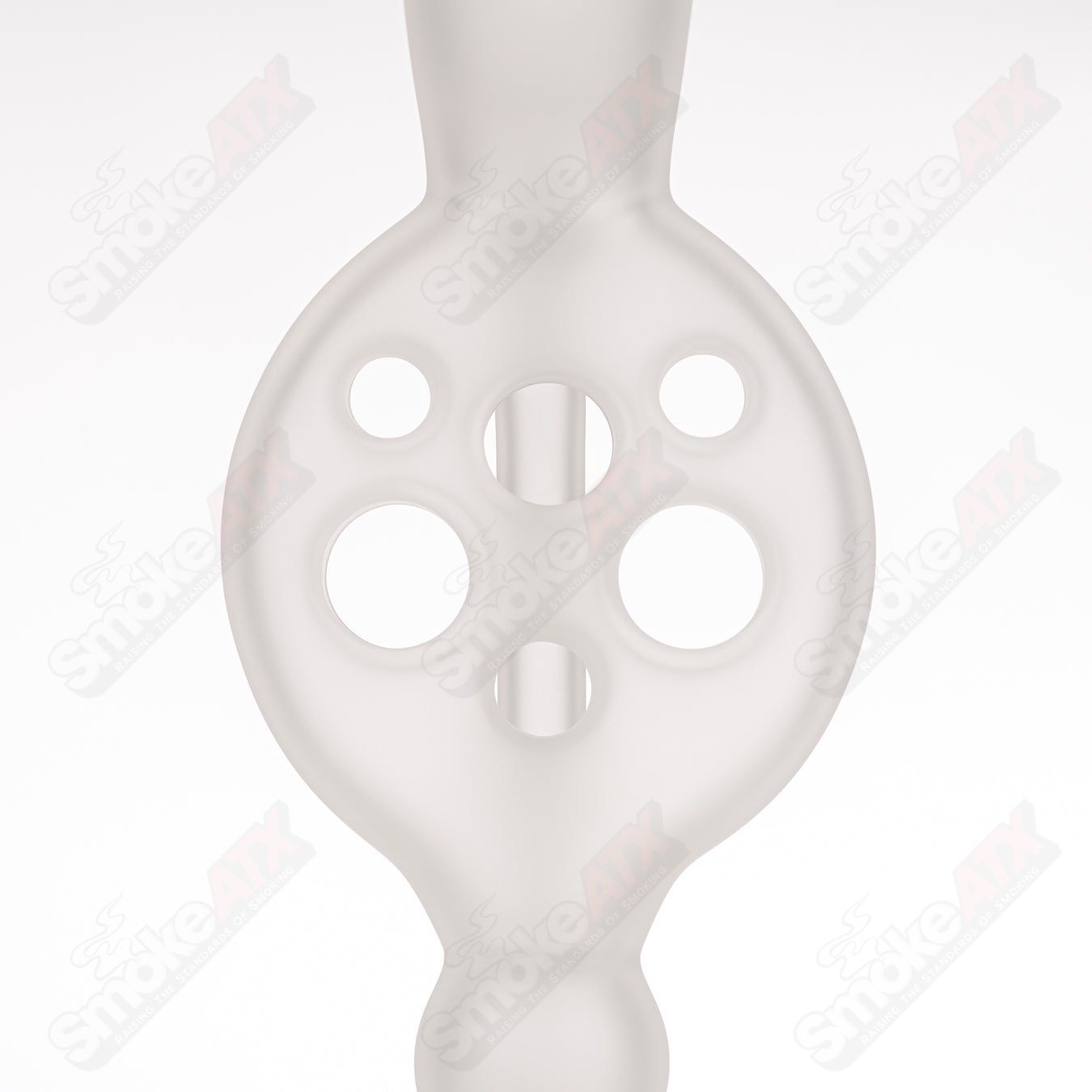 Frosted Swiss Perc w/ Frosted Base - Smoke ATX