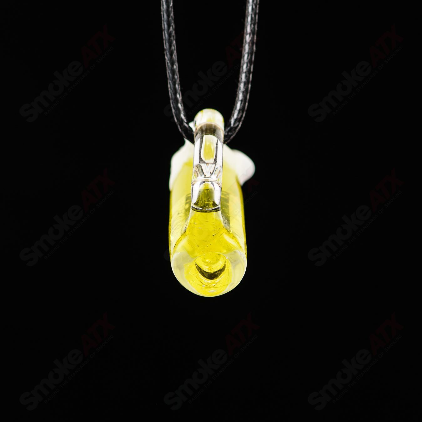 Frosty Beer Mug Pendant by Sputnik, clear glass pendant with frosted beer mug design, perfect for beer lover jewelry.