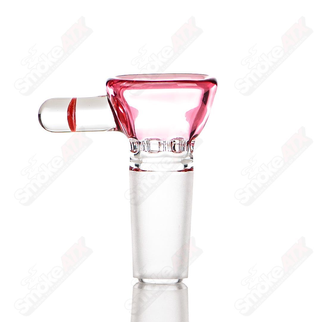Full-size gold ruby milli turbine incycler by Crunklestein x Terroir, heady glass piece with intricate turbine design and vibrant color accents.