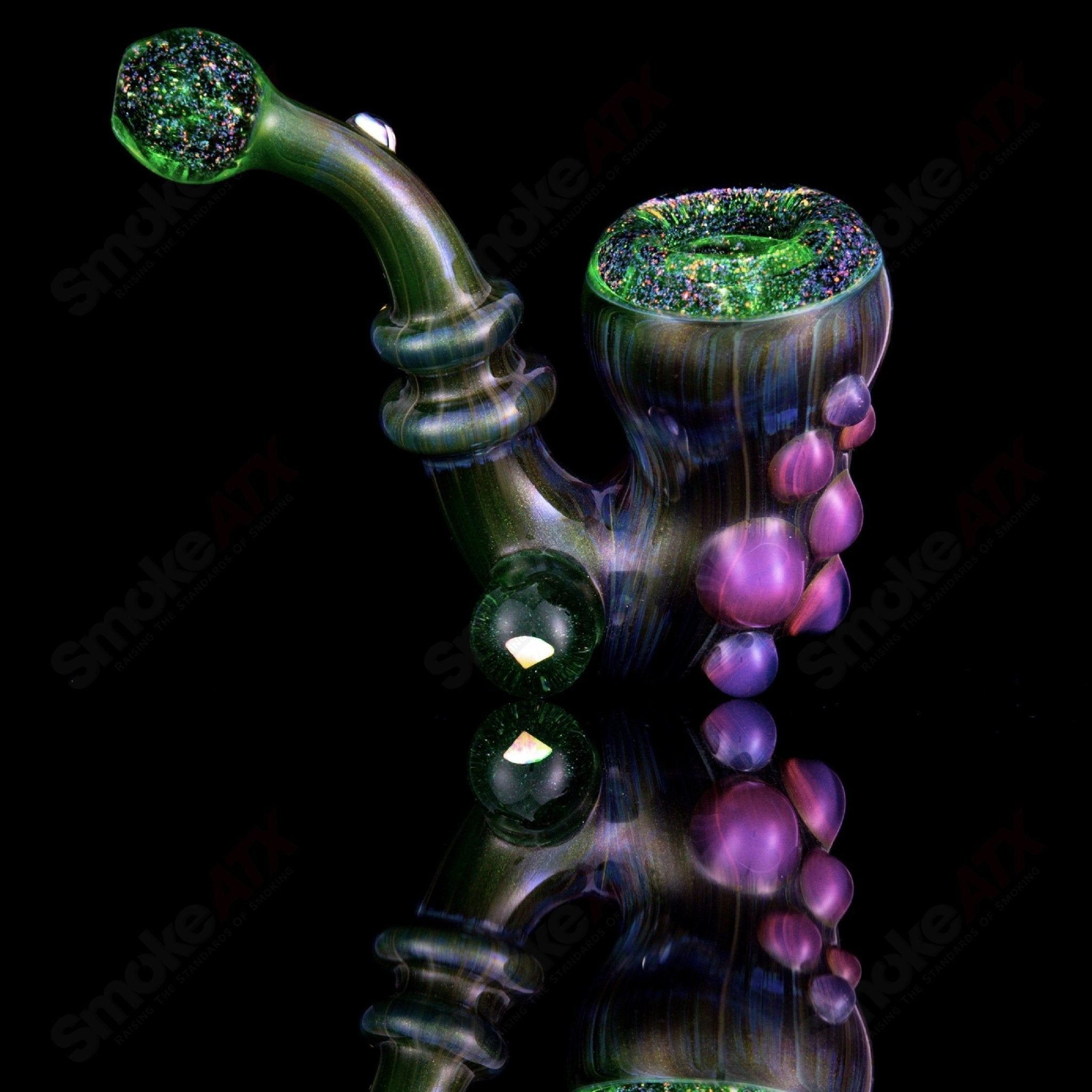 Mystery Adventurine Sherlock Habitat Glass - Smoke ATX