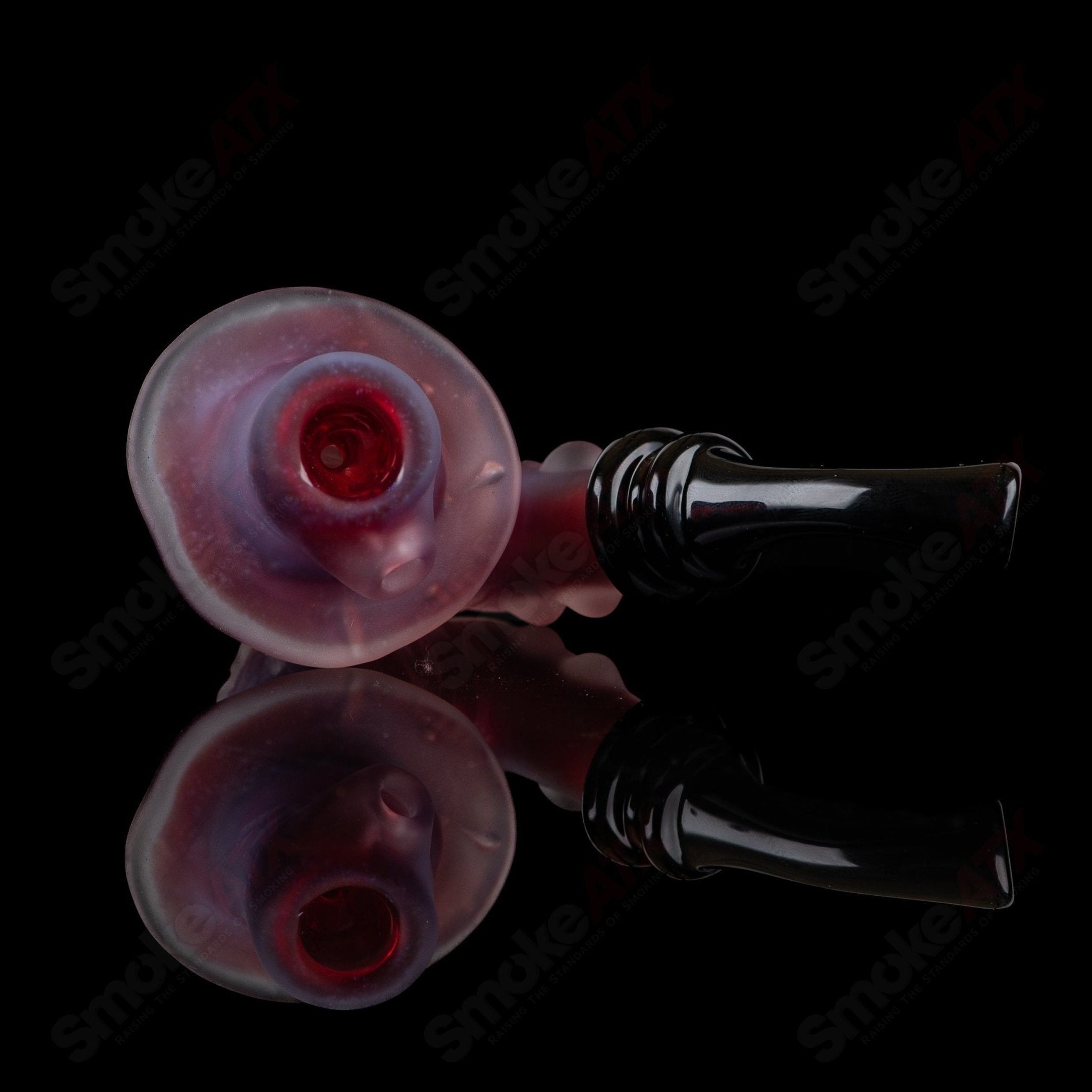 Old Timer Prospector Sherlock heady glass pipe by JMass featuring detailed design and a classic Sherlock style for smoking.