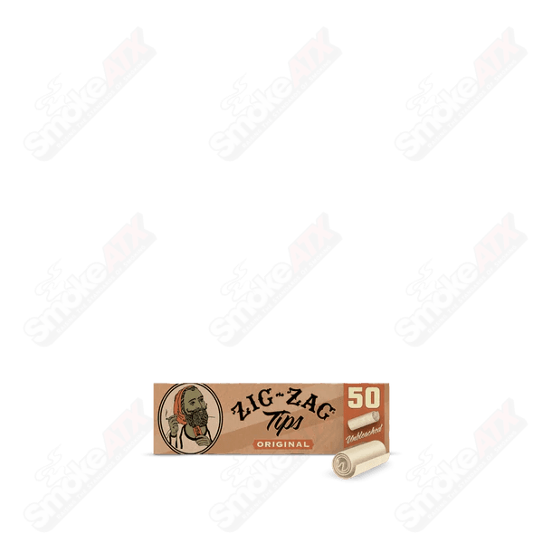 Zig Zag Original Tips Zig Zag for rolling papers, featuring classic zig zag design on paper rolling tips for smooth use.