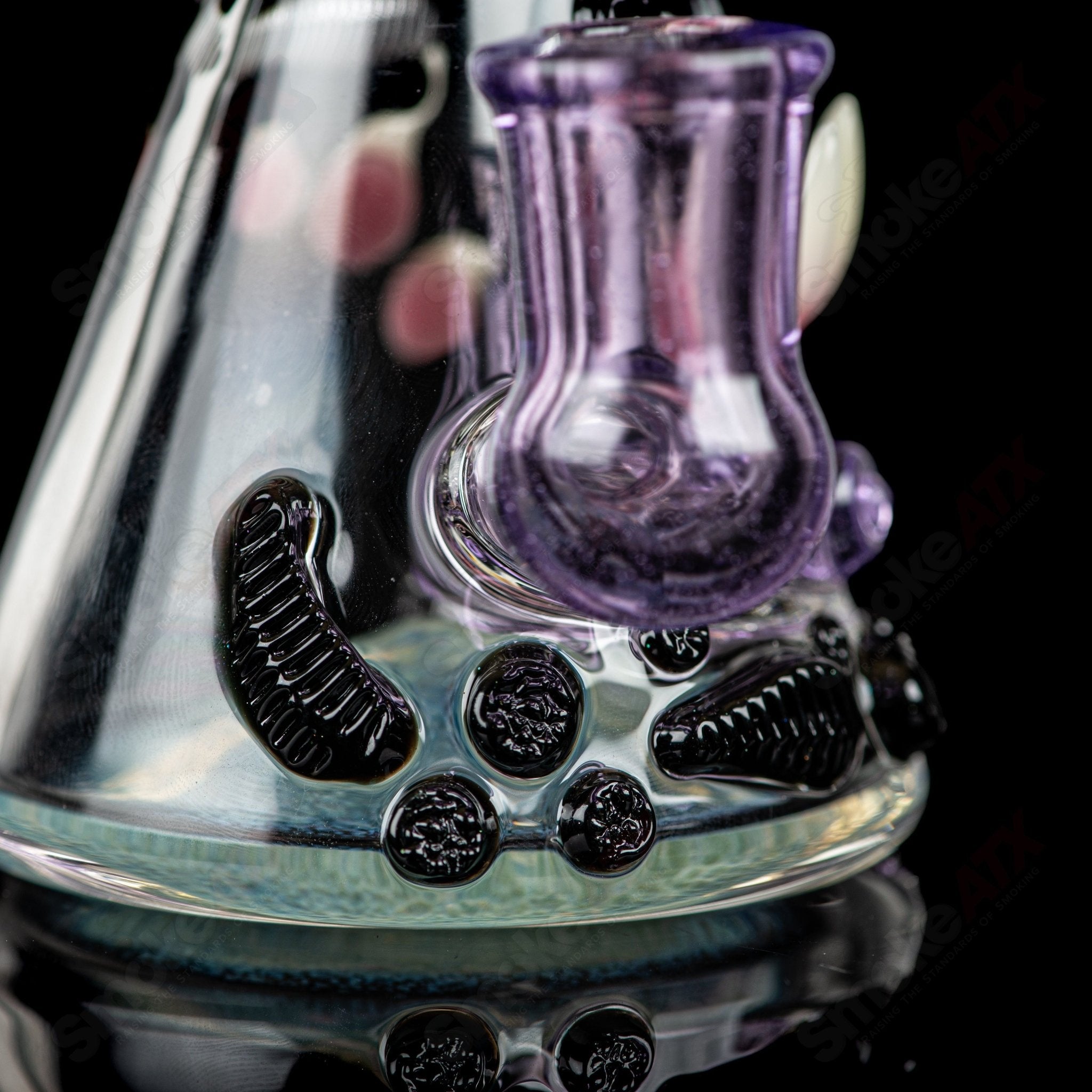 RipCurl by Helix & Salt Glass heady concentrate rig with intricate glass design and durable construction for dabbing.