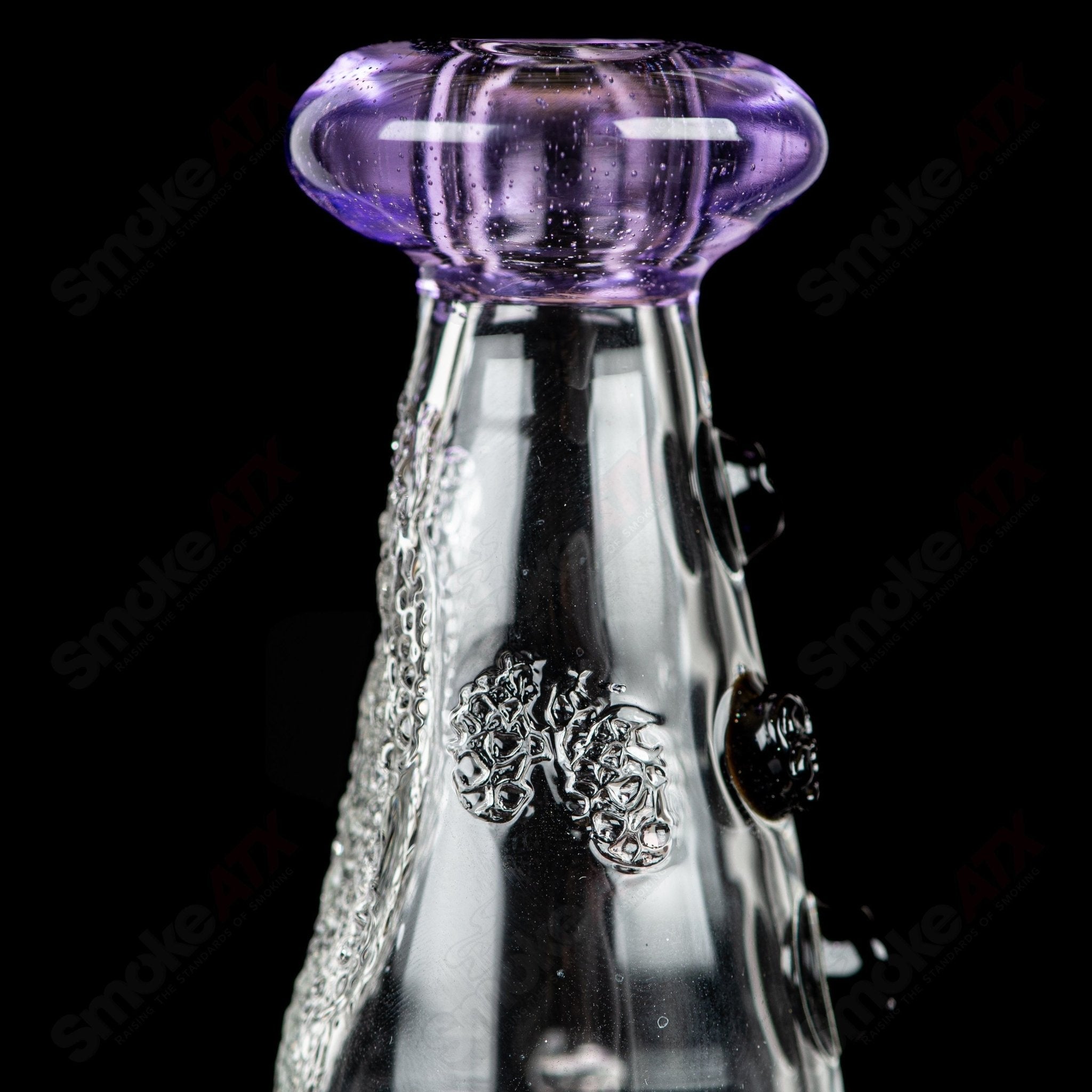 RipCurl by Helix & Salt Glass Heady Glass concentrate rig with intricate glasswork and vibrant colors for dabbing and concentrates.
