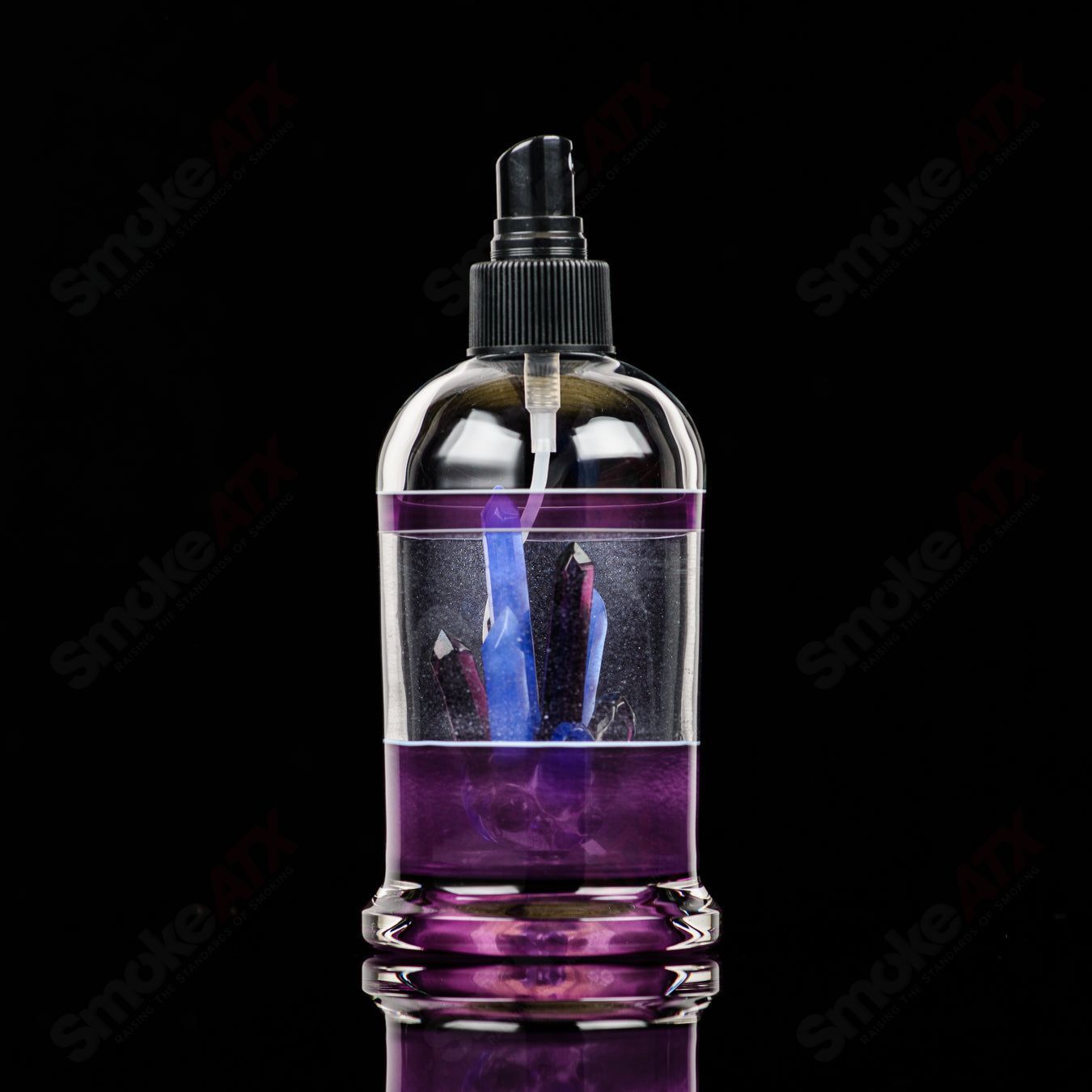 Heady glass spray bottle from Northern Waters x SPG with a clear, cylindrical design and spray nozzle for versatile use.