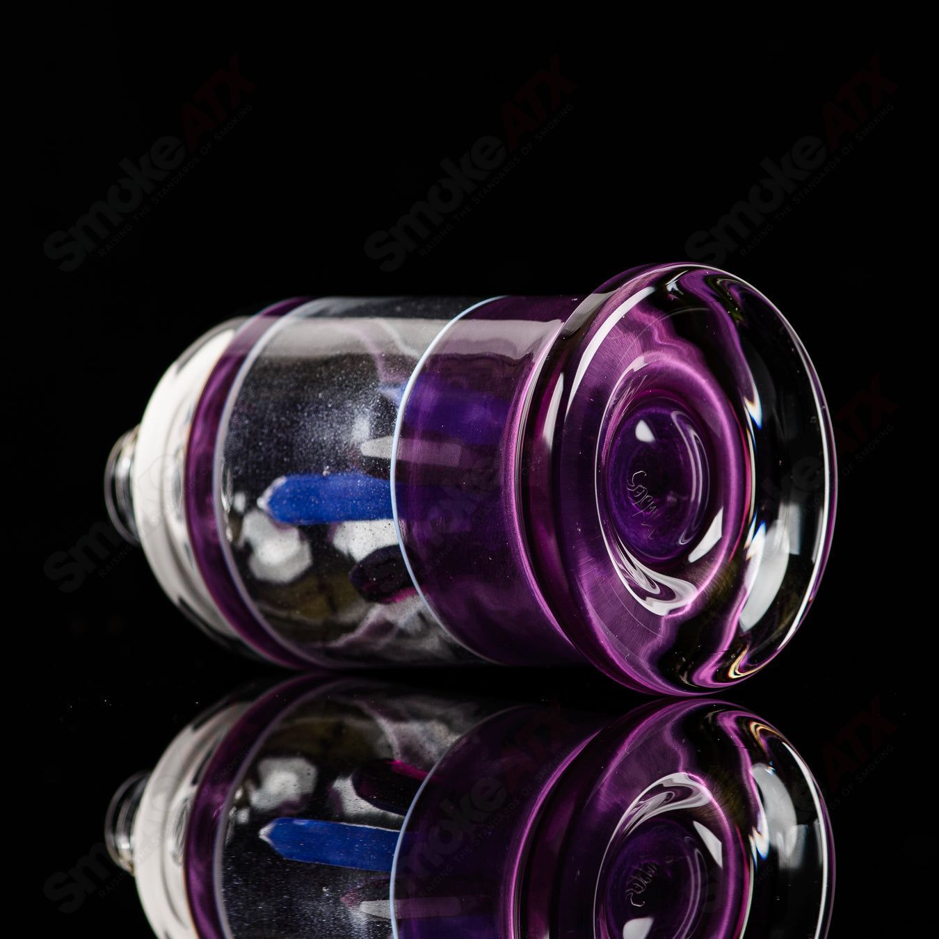 Heady Glass spray bottle by Northern Waters x SPG with intricate glass design and clear nozzle for precise spraying.