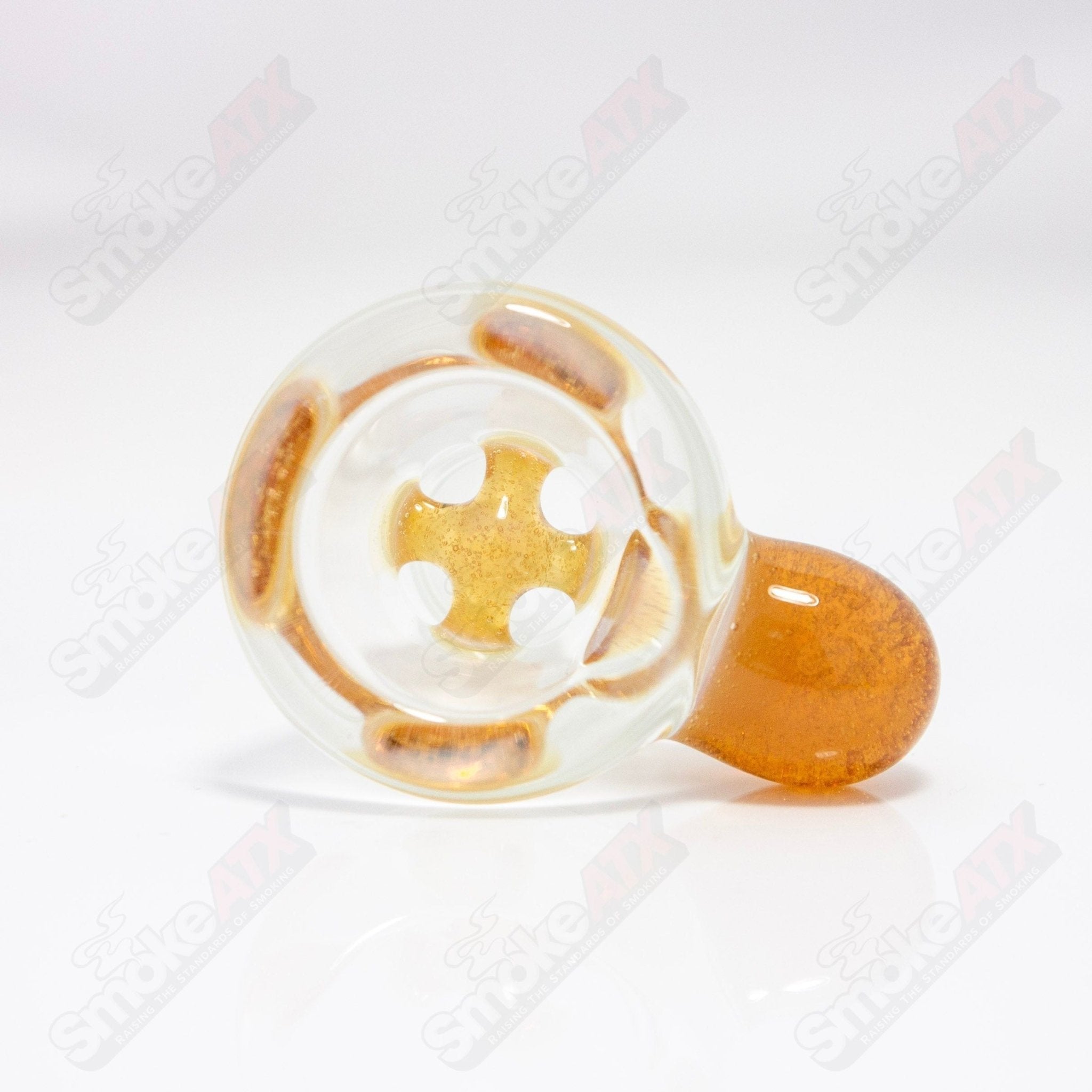 Sunset Slyme CFL Black T Glass 18mm Partial Accent Slide 9 - Smoke ATX