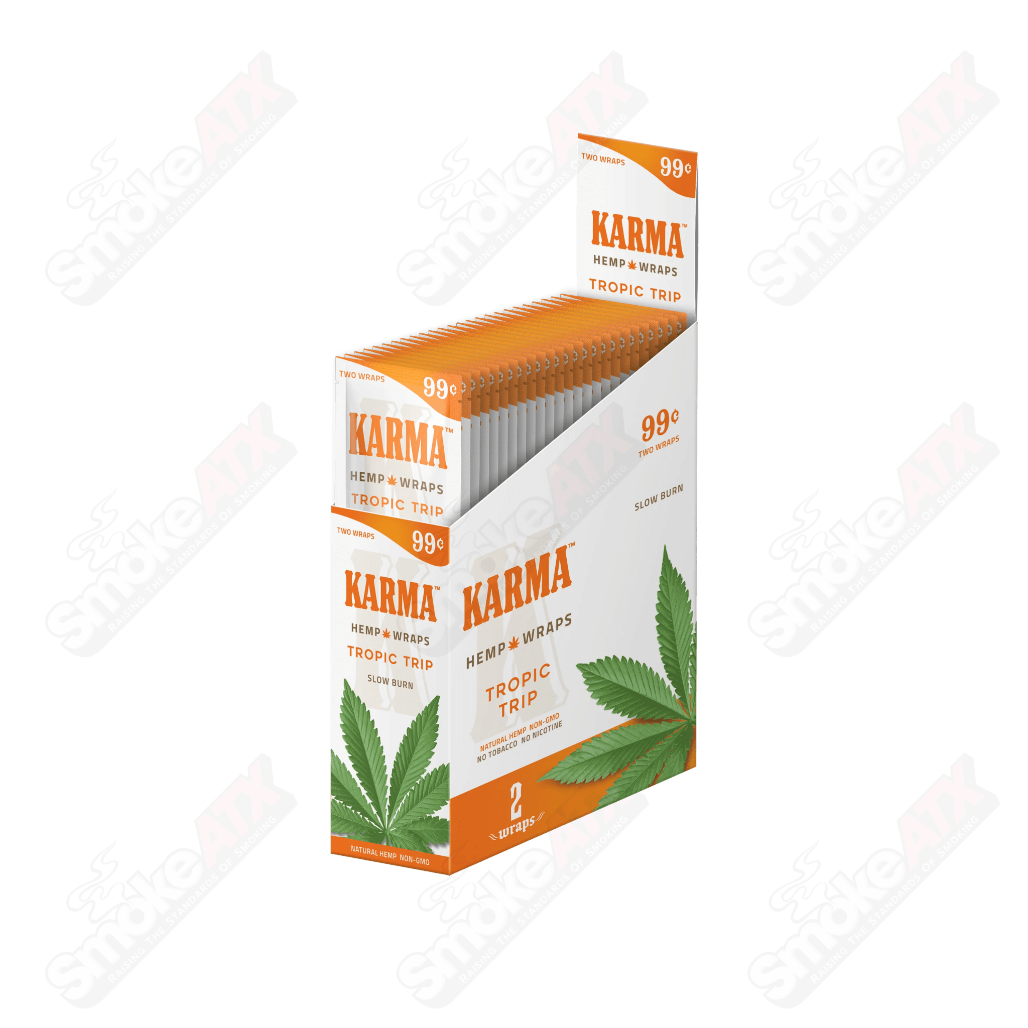 karma tobacco Tropic Trip Karma Hemp Wraps