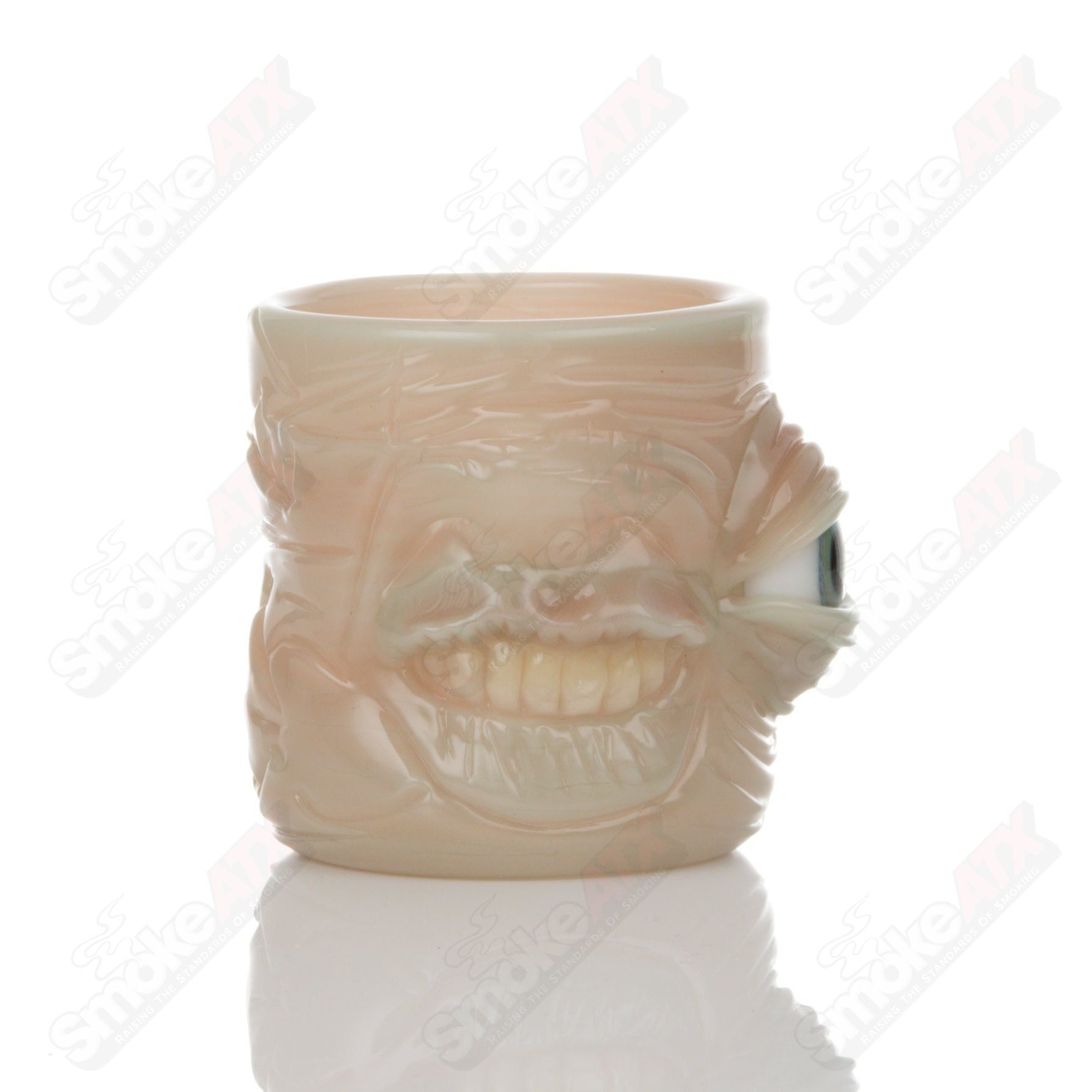 Heady Glass Salt Glass Tumbler Cup with clear design, ideal for salt or small servings, by Salt Glass.