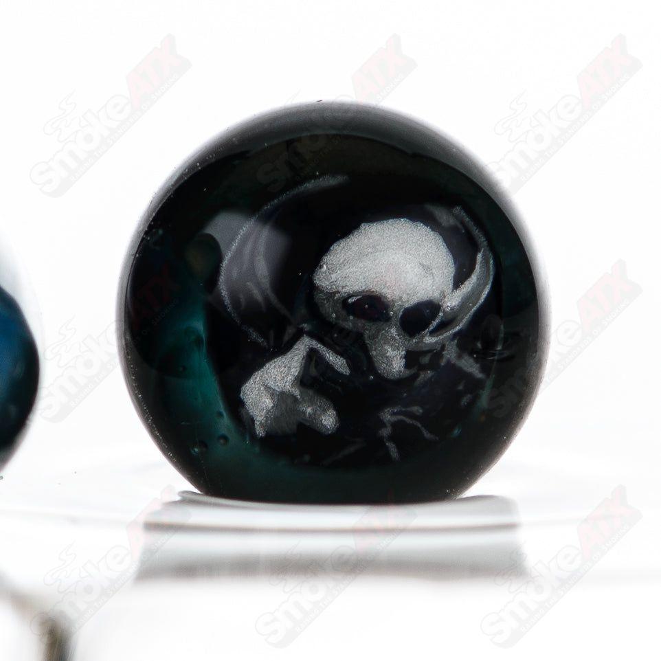 Ghost Glass UFO Slurper Set featuring colorful heady glass pieces with intricate designs and a unique slurper style.