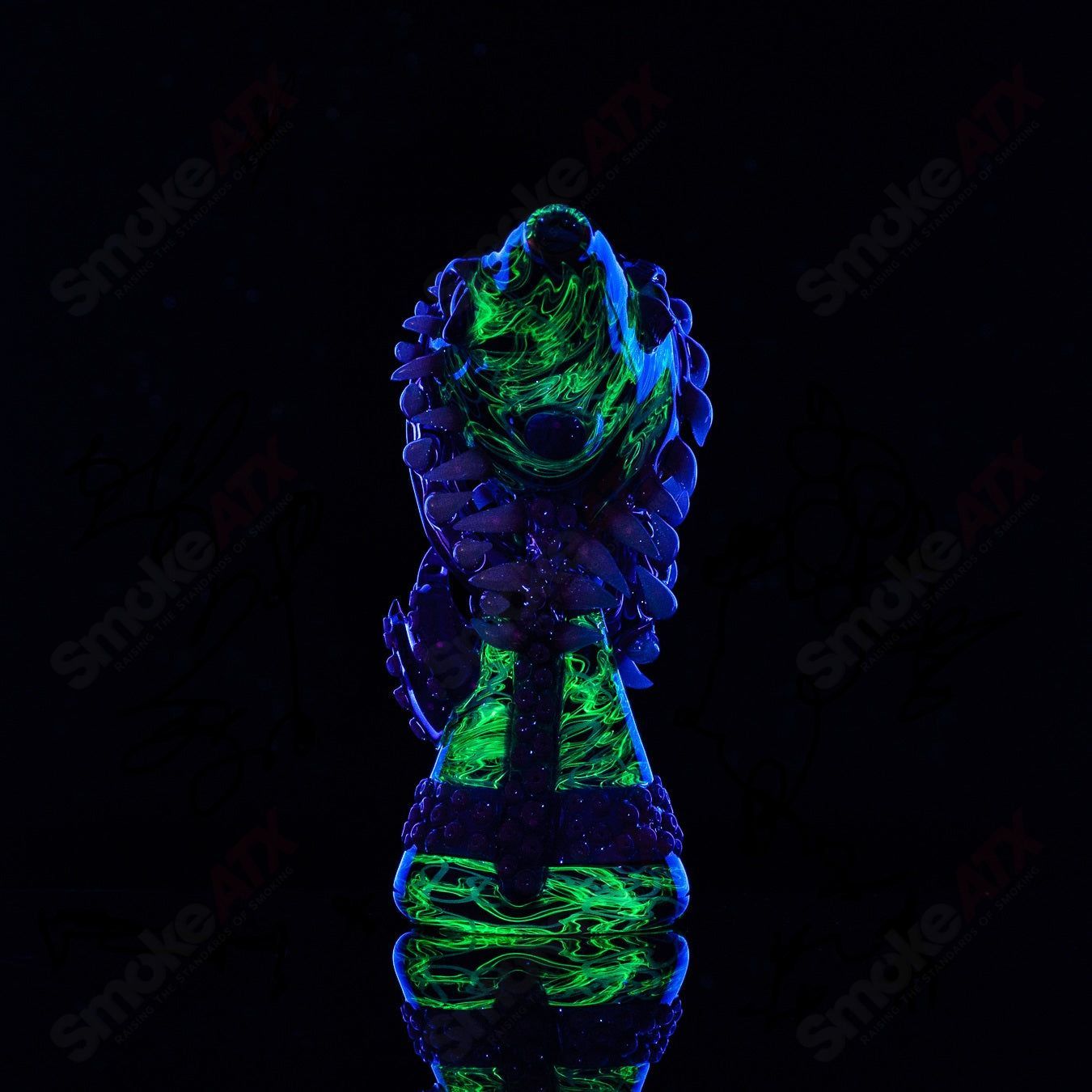 UV ReCurl concentrate rig by Salt Glass featuring heady glass design with Toro and Salt Grail included.