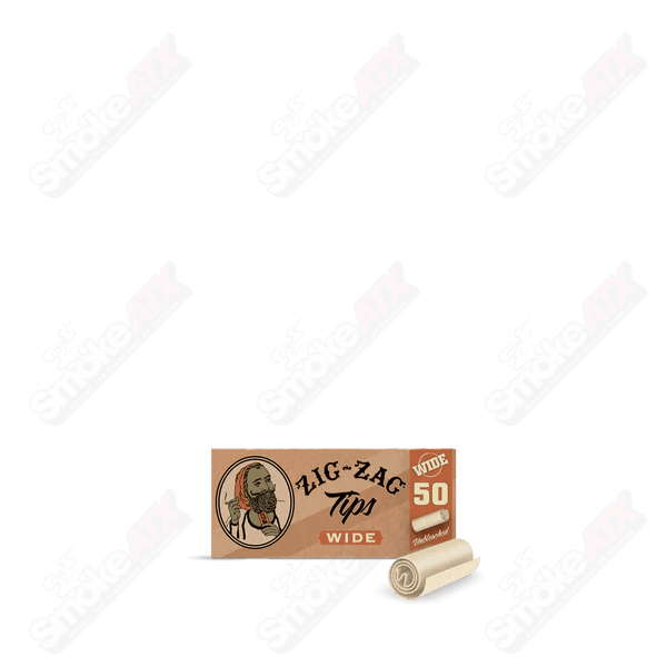 Zig Zag Wide Tips for rolling papers, zigzag design, 420 Products paper rolling tips, ideal for perfect roll-ups